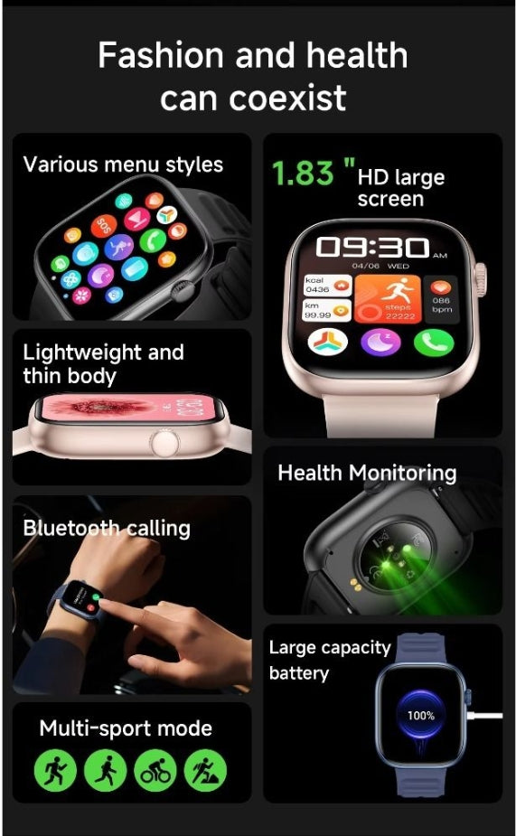 Wired Wonders™ Smart Fitness Watch