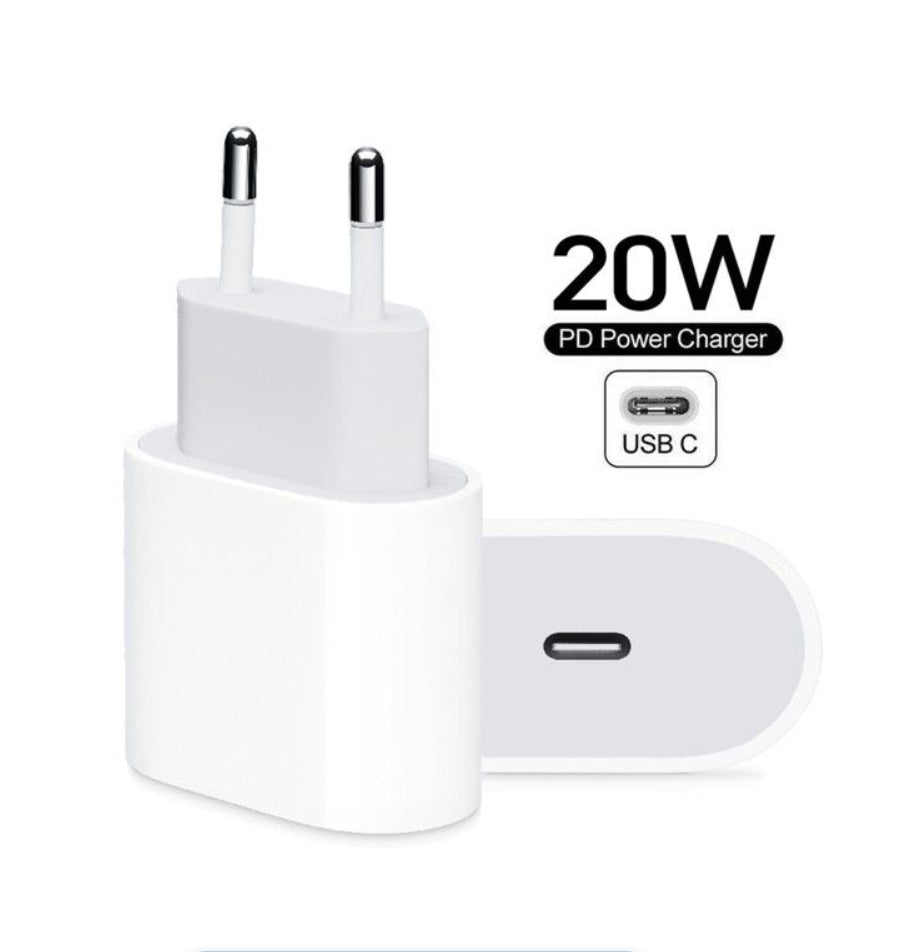 Wired Wonders™ Type-C to Type-C Charger & Charging Block
