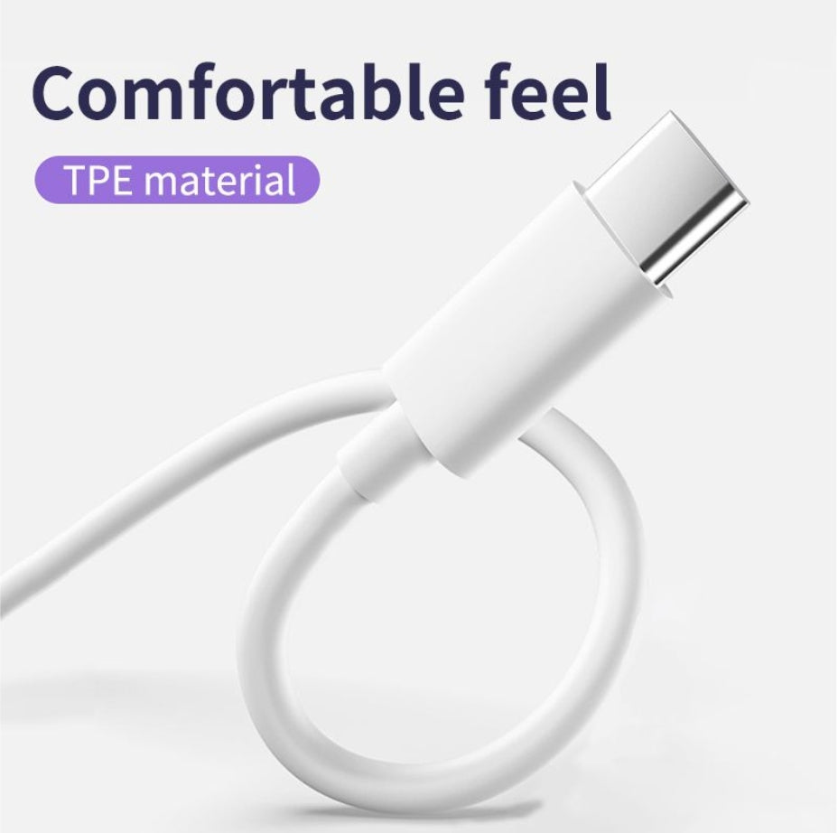 Wired Wonders™ Type-C to Type-C Charger & Charging Block