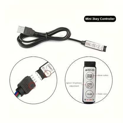 Wired Wonders™ Wired Wonders™ USB RGB LED Strip